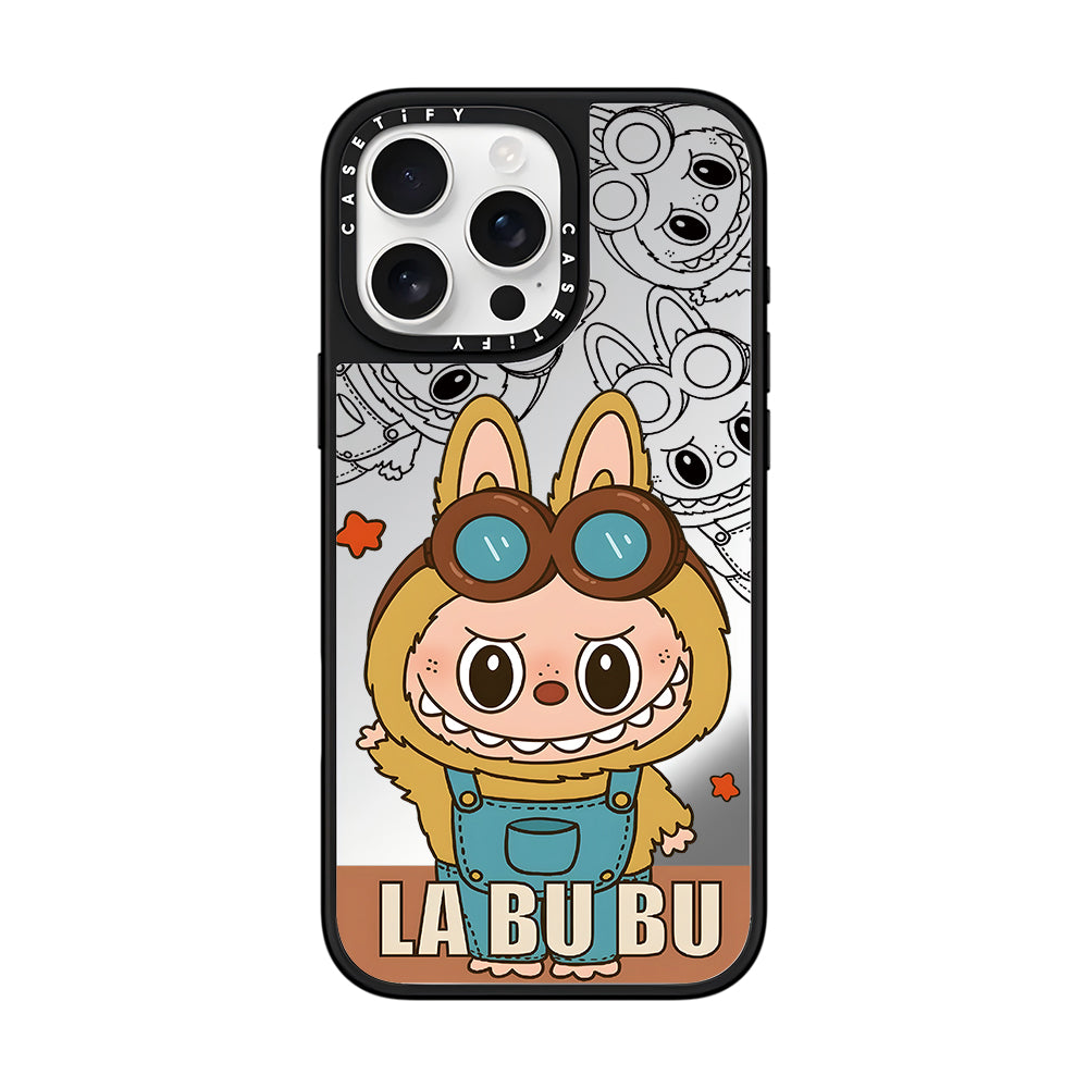 Labubu Adventurous Aviator Phone Case-0